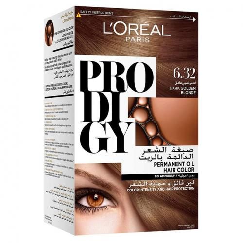 L'OREAL PRODIGY AMMONIA FREE HAIR COLOR 6.32