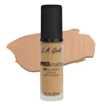 LA Girl Pro Matte Long Wear Foundation - GLM717 Soft Beige 30ml