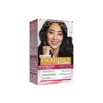 Excellence Creme Permanent Hair Color - 1 Black