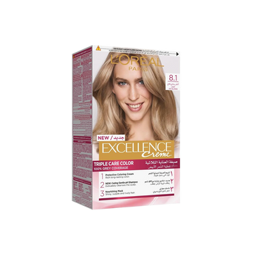 Excellence Creme 8.1 Light Ash Blonde