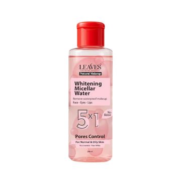 Pores Control-Micellar Water - 5×1 Natural Makeup Remover-Normal & oily skin