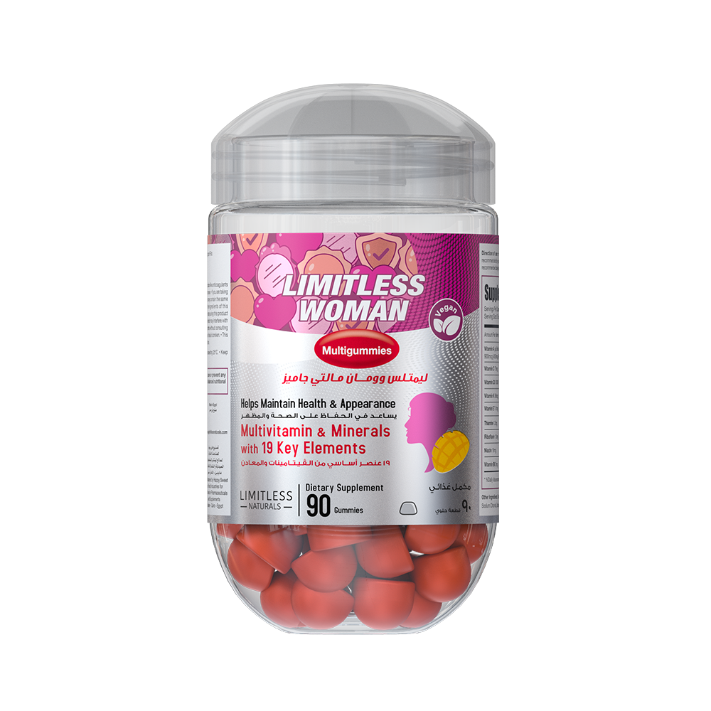 Limitless Woman Multi Gummies Jar - Mango