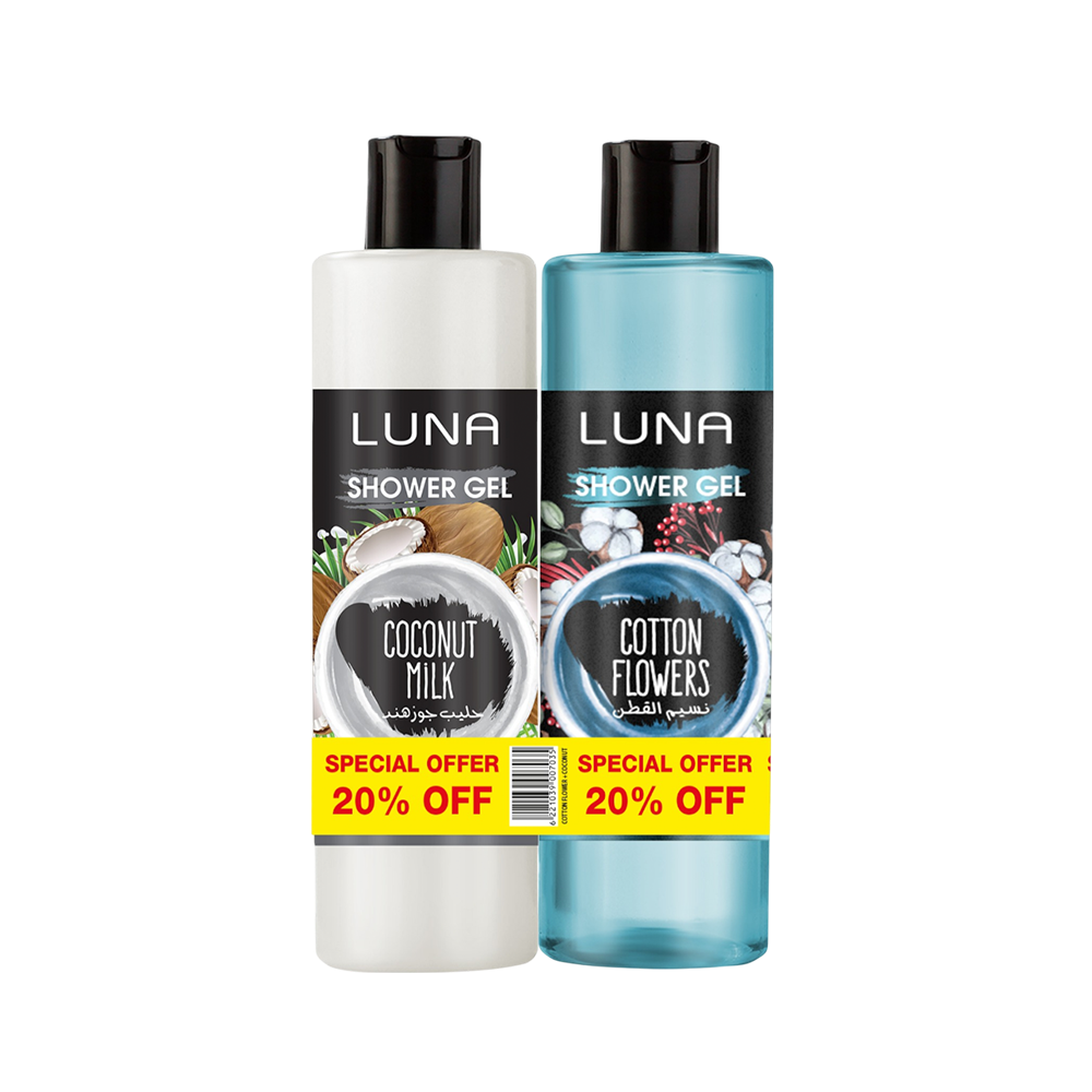 Shower Gel Bundle (Cotton Flowers + Coconut)