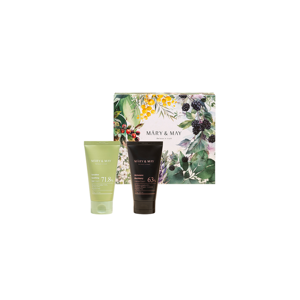 Soothing Gel Cream + Idebenone Blackberry Cream Duo Set