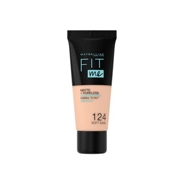 Maybelline Fit Me Matte & Poreless Foundation 124 Soft Sand 30ml