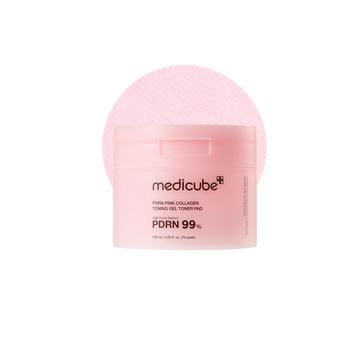 PDRN Pink Collagen Toning Gel Toner Pads