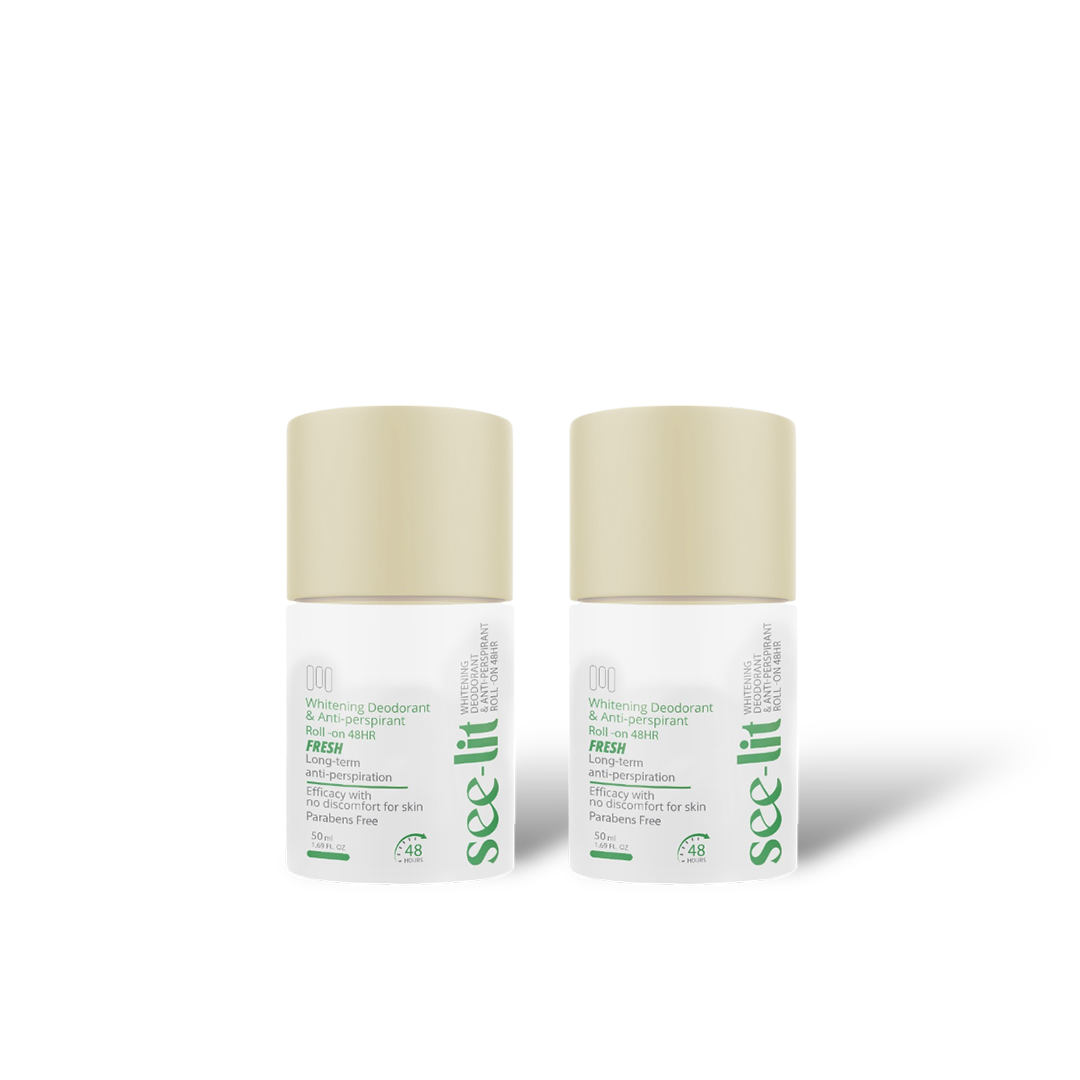 Whitening Deodorant & Anti-Perspipant Roll On - Fresh (1+1 Free)