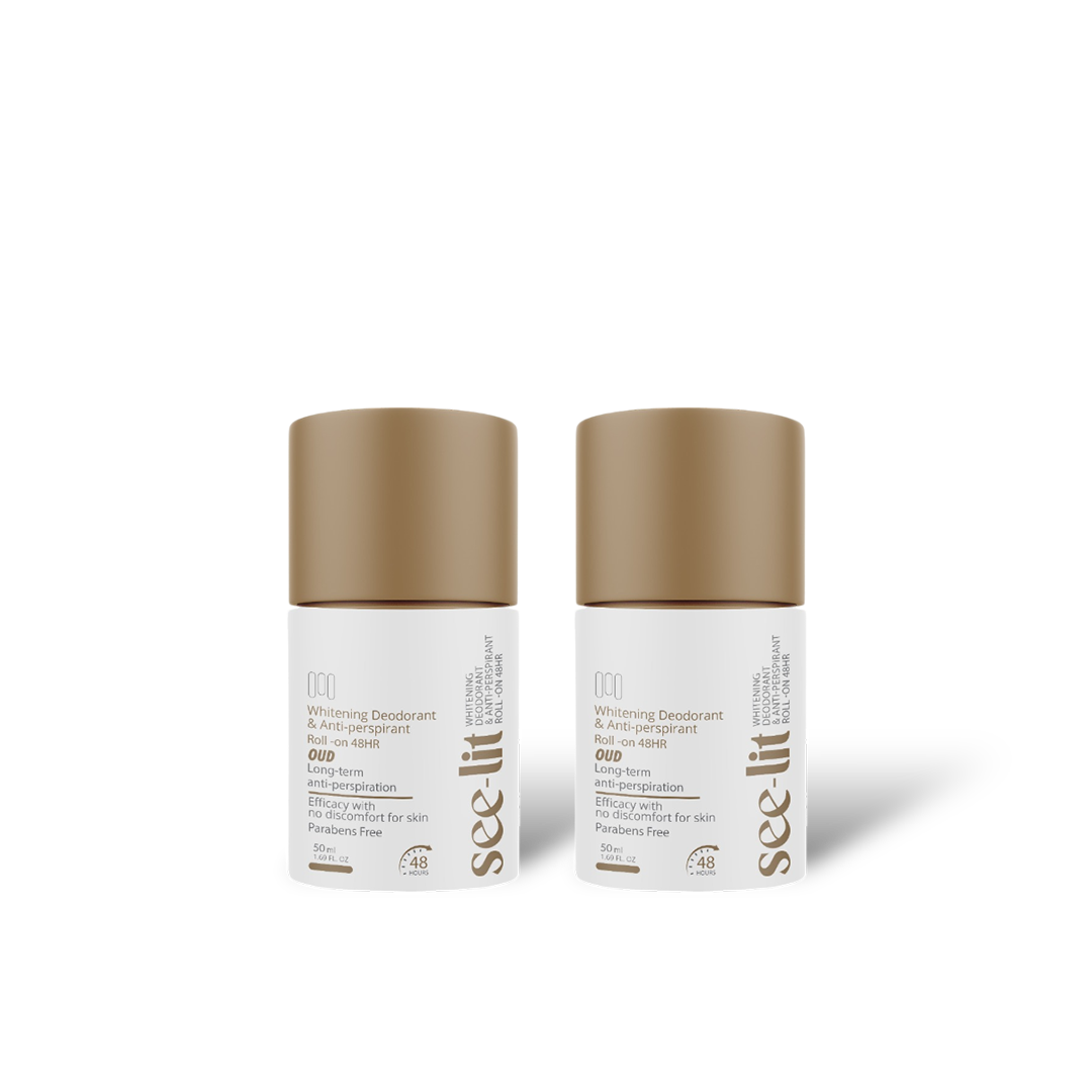 Whitening Deodorant & Anti-Perspipant Roll On - Oud (1+1 Free)