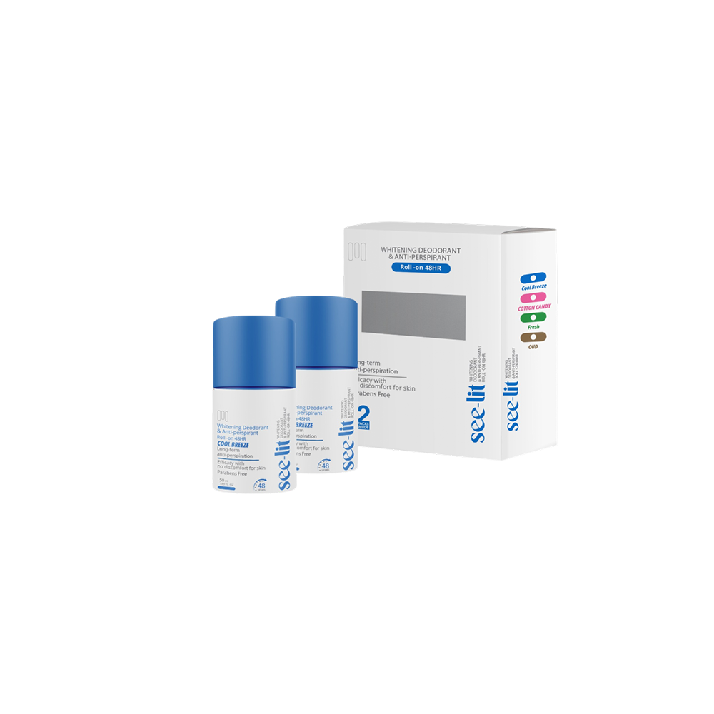 Whitening Deodorant & Anti-Perspirant Roll On - Cool Breeze (1+1)