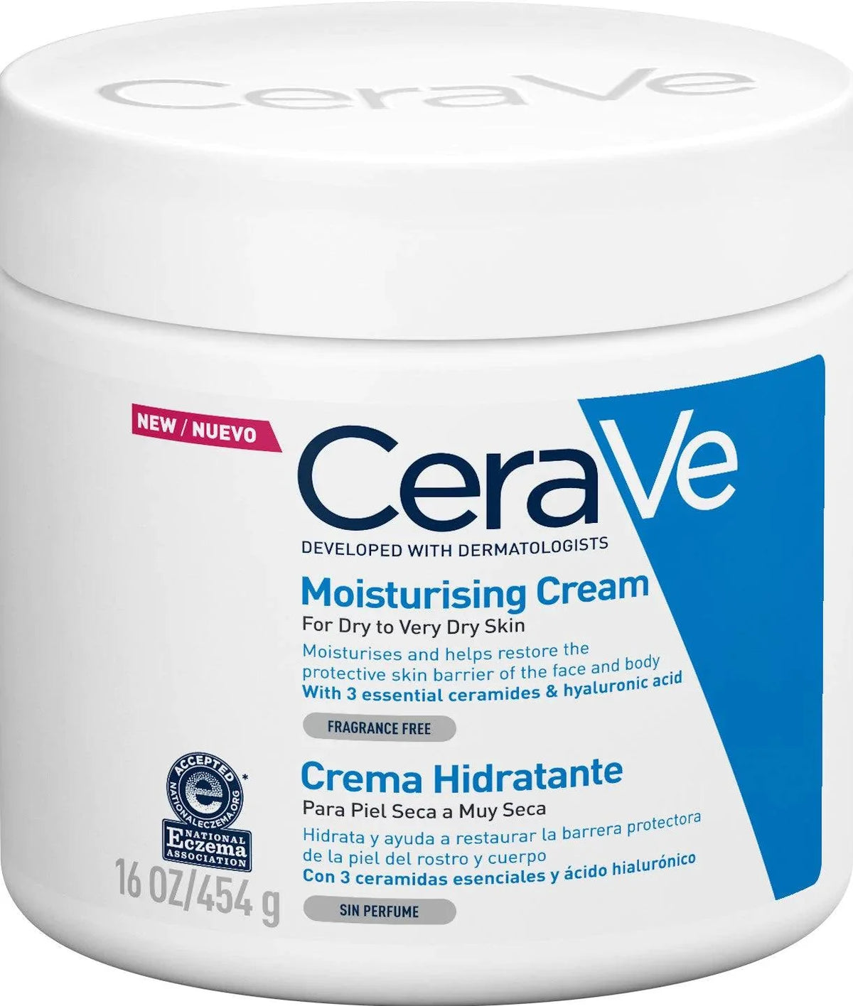 Cerave Moisturizing Cream for Face and Body - 454 g | كريم مرطب للوجه سيرافي 454 جم