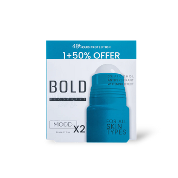 Bold Whitening Deodorant Roll-On 1+50%