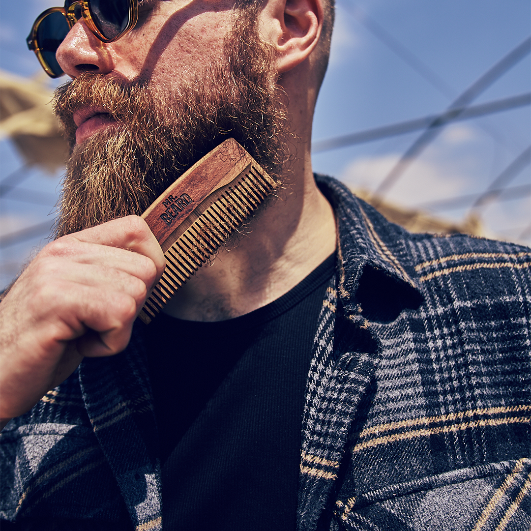 Wooden Beard Comb