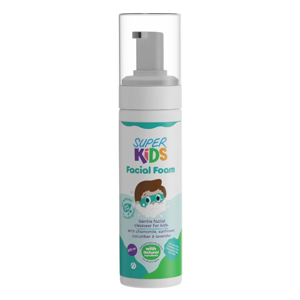 SUPER KIDS FACIAL FOAM 200ML
