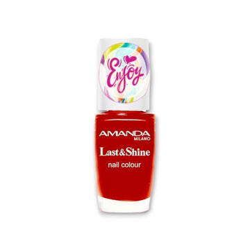 Amanda HOT RED 626 Last & Shine Nail polish 12ml