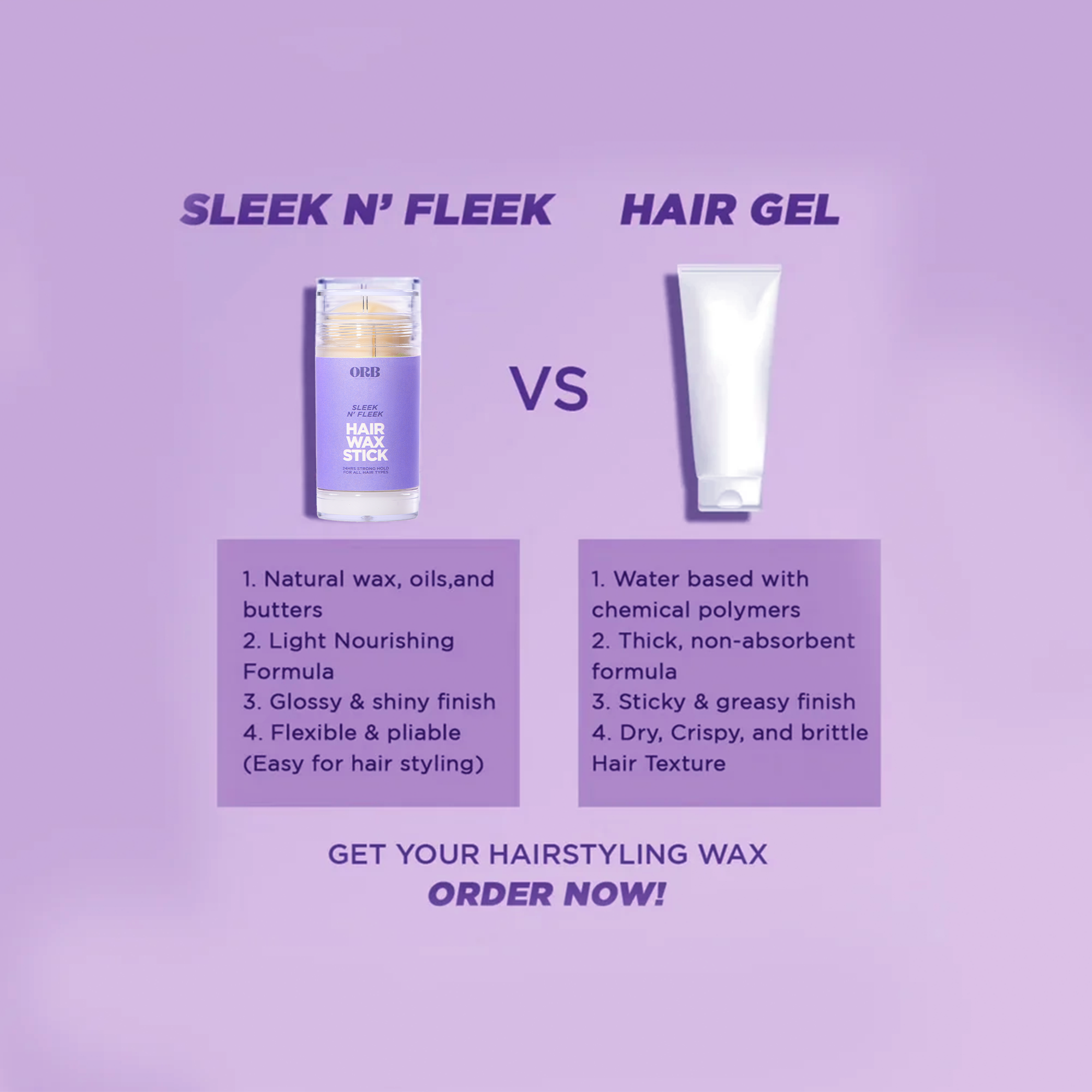 Sleek N' Fleek Hair Styling Stick