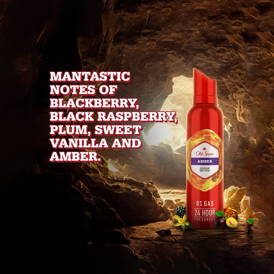 Amber Deodorant Body Spray