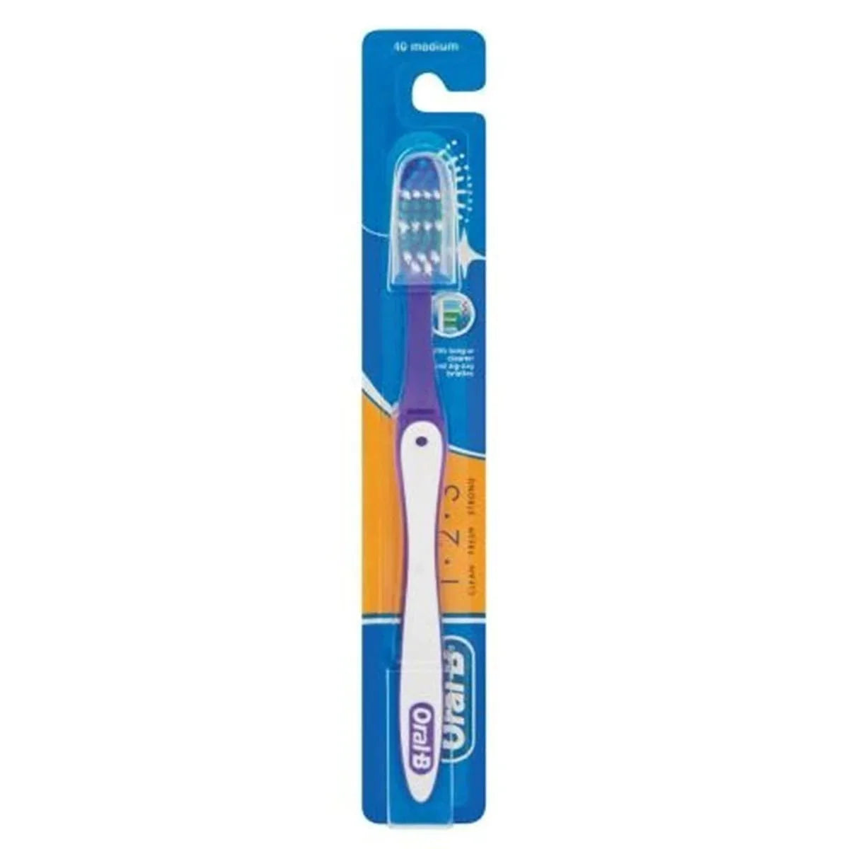 Oral B 123 MEDIUM Toothbrush, 1 Piece