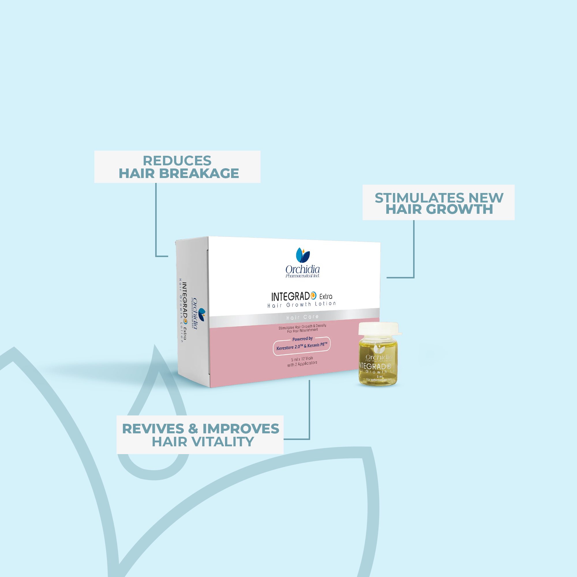 Integrado Extra Hair Growth Lotion Vials