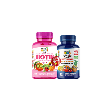 Biotin Gummies + 60 Multivitamin Gummies (1+1)
