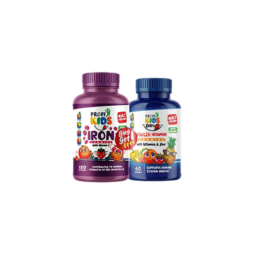 Iron Gummies + 60 Multivitamin Gummies (1+1)