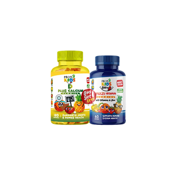 Vitamin D Plus Calcium Gummies + 60 Multivitamin Gummies (1+1)