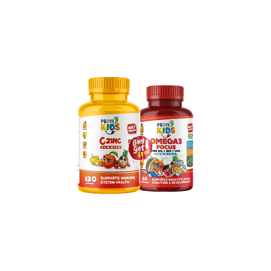 Vitamin C Plus Zinc Gummies + 60 Omega Gummies (1+1)