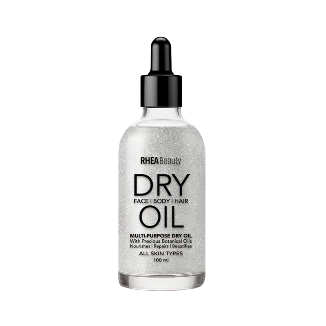 Shimmering Silver Dry Oil