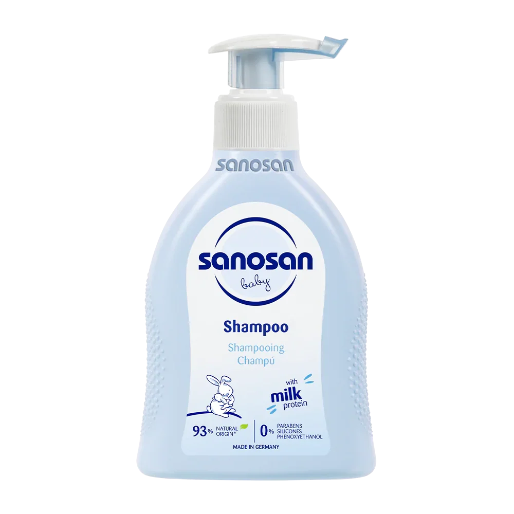 Sanosan shampoo with milk protien 200 ml