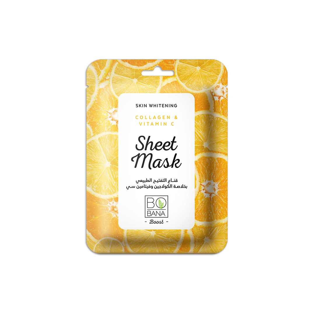 Skin Whitening Collagen & Vitamin C Sheet Mask