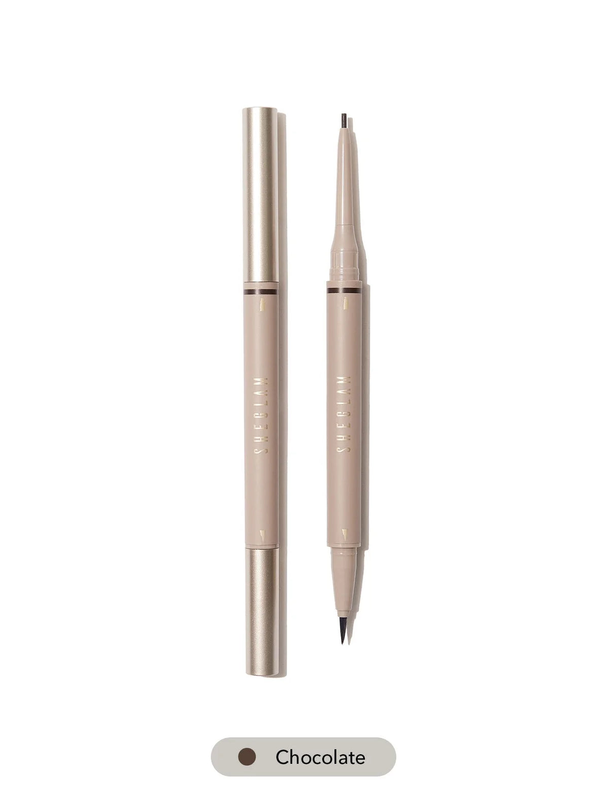 Sheglam chocolate Brows On Demand 2-in-1 Brow Pencil