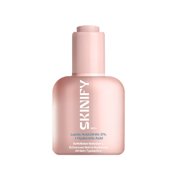 Glow Lactic Acid (AHA) 5 % + Hyaluronic Acid Exfoliator Solution
