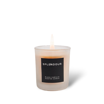 Black Vanilla Scented Candle