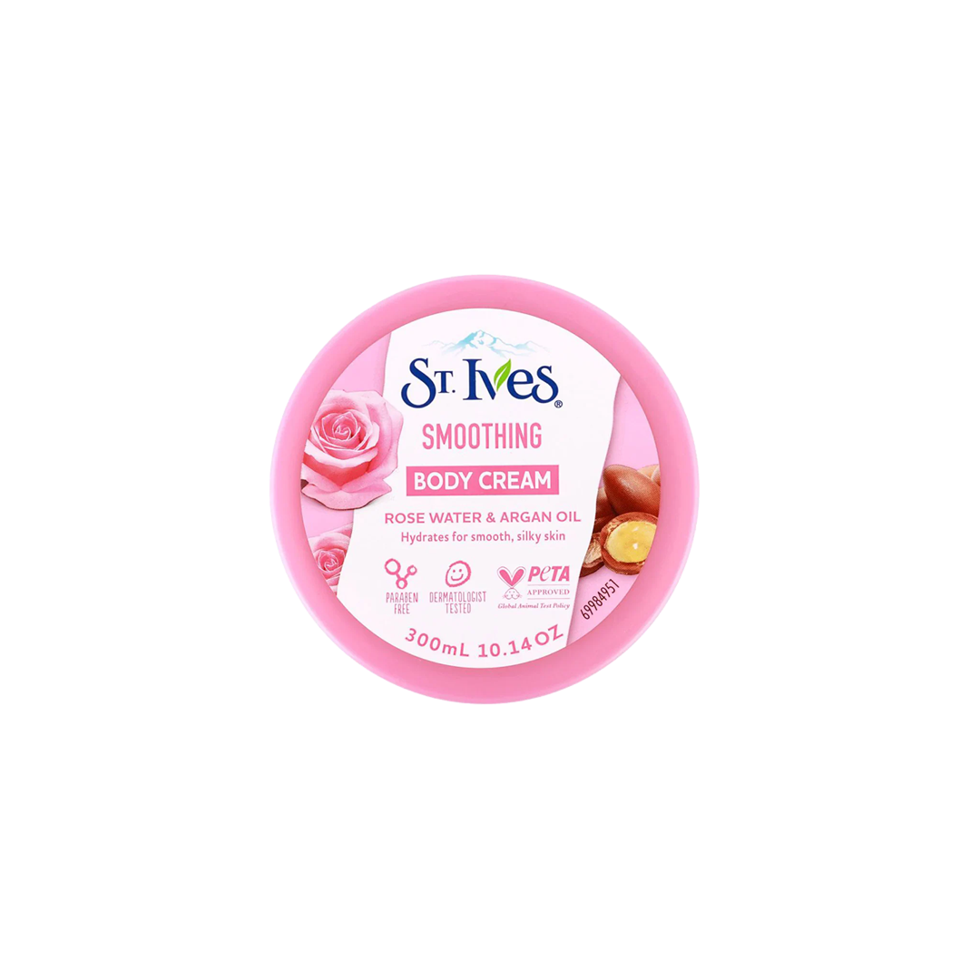 Smoothing Body Cream Rose Water & Argan Oil