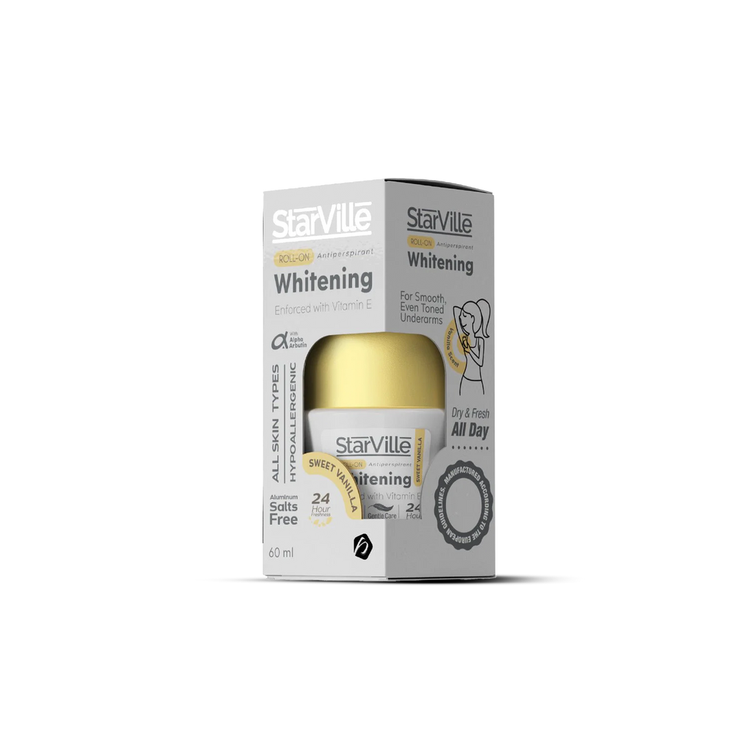 Whitening Roll-on in Sweet Vanilla