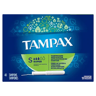 Tampax Cardboard Super 10 tampons