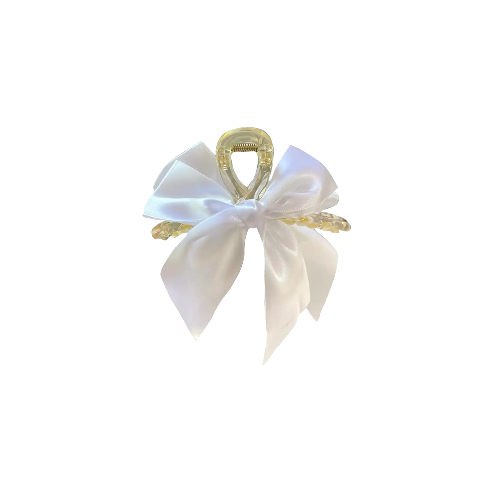 Pretty Bow Claw Clip Black