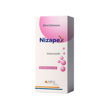 Nizapex Shampoo for All Hairs 80 ml | شامبو نيزابكس ضد القشرة 80 مل