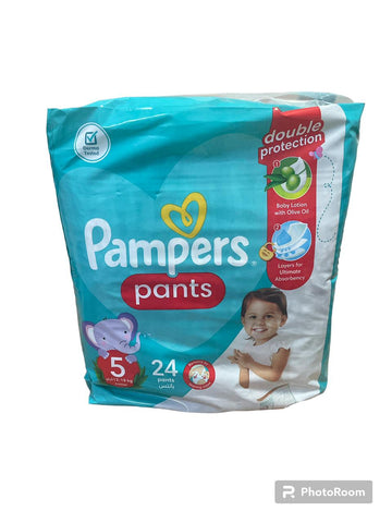 PAMPERS PANTS SIZE 5 (12 - 18 KG)24 PANTS