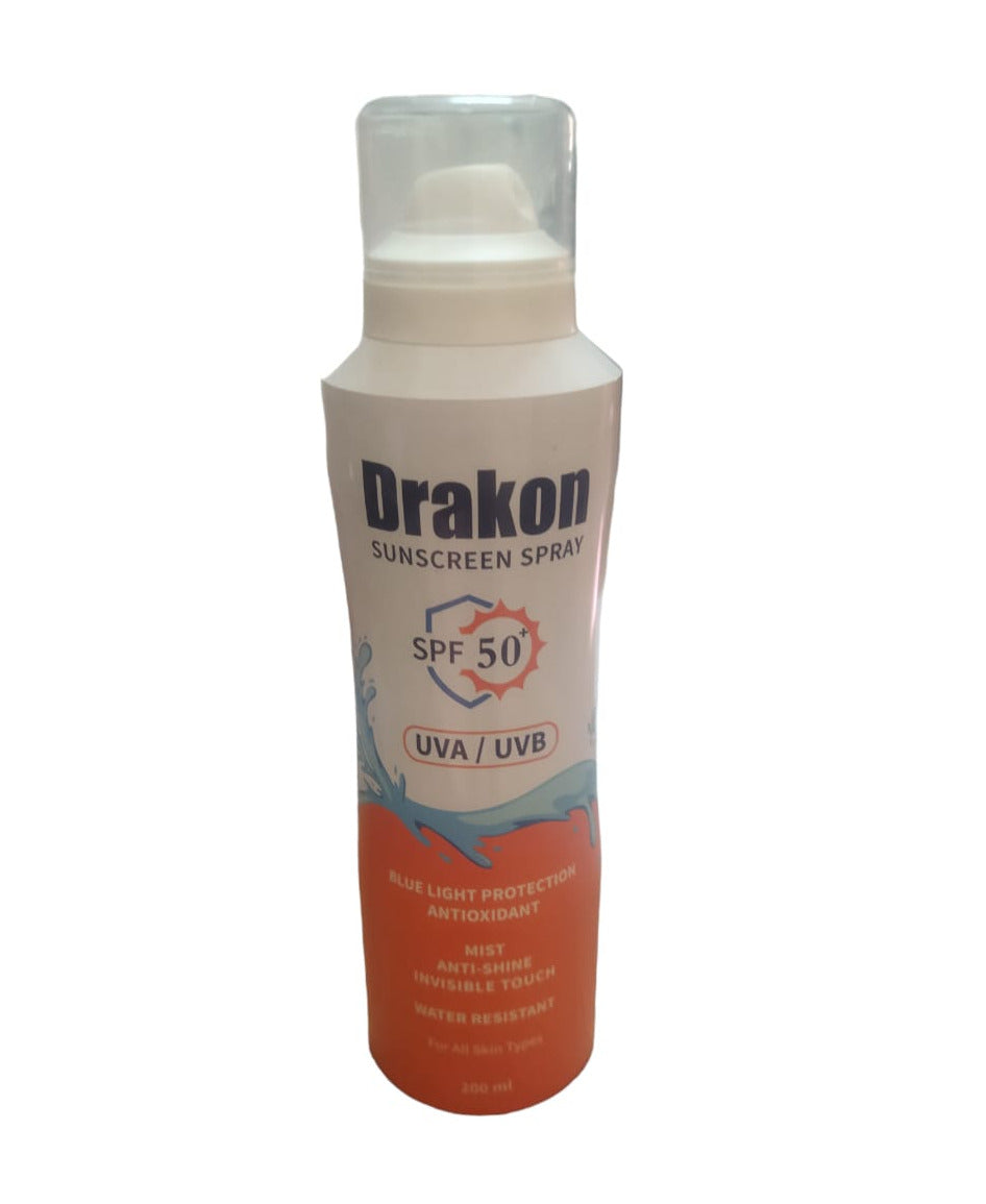 Drakon Sunscreen Spray SPF50+ 200 ml | واقي شمس Drakon SPF50+ 200 مل