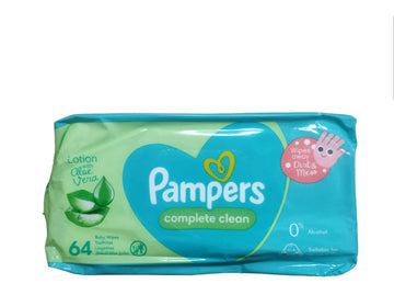 Pampers Complete Clean Baby Wipes - 64 Wipes