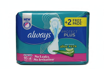 ALWAYS PROTECT PLUS ALOE VERA LONG 16 PADS