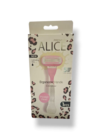 ALICE ERGONOMIC HANDLE CONFIDENCE 5 FIVE BLADE 1PCS
