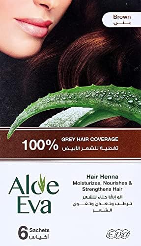 ALOE EVA HAIR BROWN HENNA