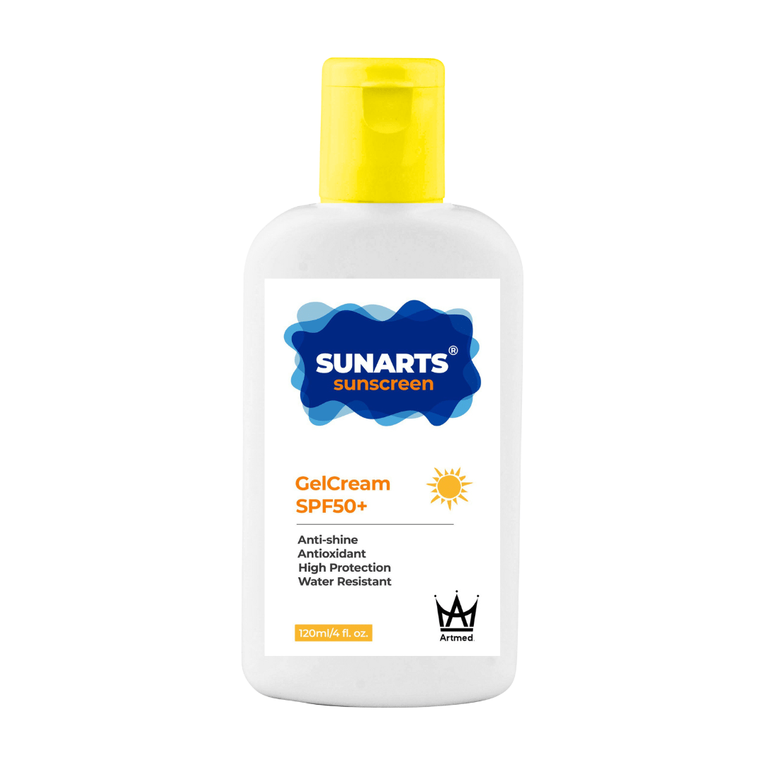 Artmed Sunarts Sunscreen Gel Cream SPF50+ 120 ml | واقي شمس أرتميد SPF50+ 120 مل