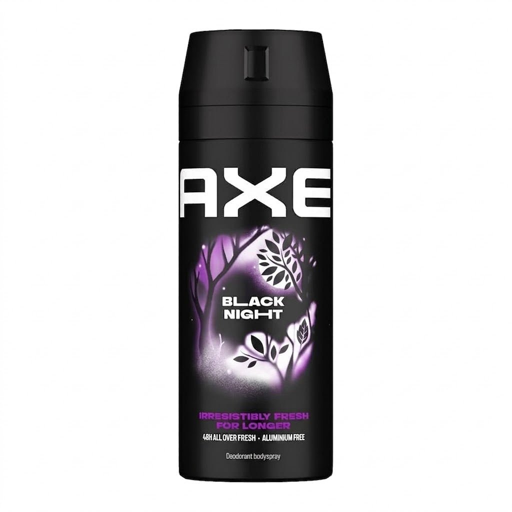 AXE BLACK NIGHT IRRESISTIBLY FRESH 48H DEODORANT BODY SPRAY 150ML