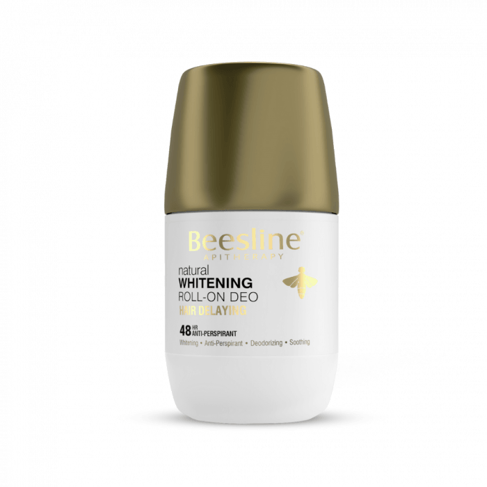 Beesline Whitening Roll-On Hair Delaying Deodorant 50 ml Offer | مزيل عرق بيزلين 50 مل