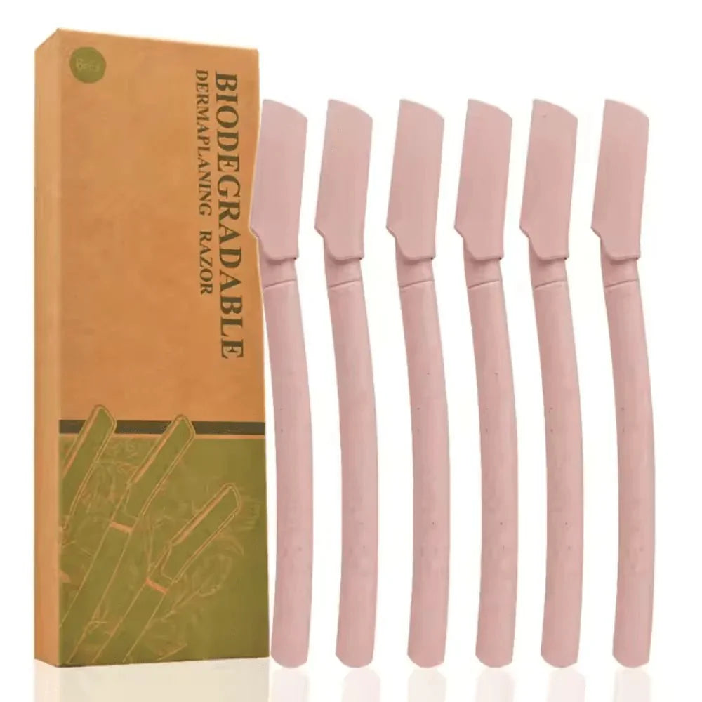 BIODEGRADABLE DERMAPLANING RAZORS 6PCS