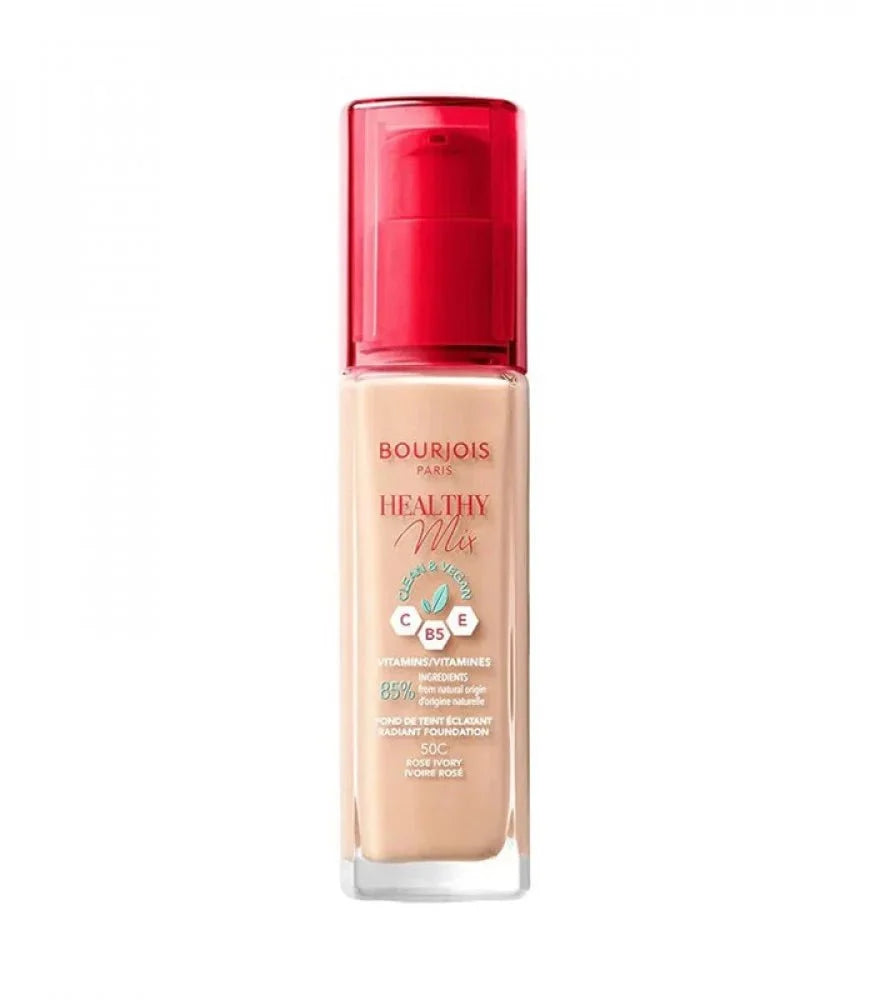 BOURJOIS HEALTHY MIX FOUNDATION 50C ROSE IVORY 30ML