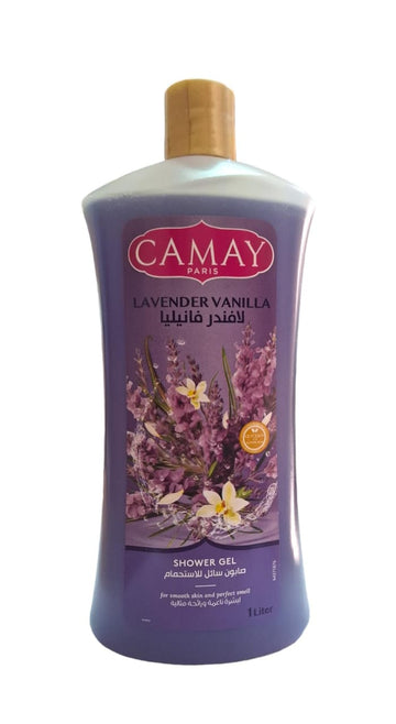 CAMAY SHOWER GEL LAVENDER VANILLA 1LITER