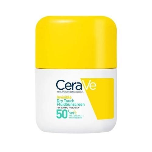 Cerave Invisible Dry Touch Fluid Sunscreen 50+spf 50 ml | واقي شمس سيرافي SPF50+ 50 مل